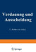 Verdauung Und Ausscheidung by C. Brahm, F. W. Krzywanek, E. Mangold