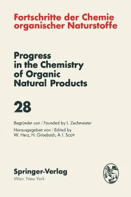 Fortschritte Der Chemie Organischer Naturstoffe / Progress in the Chemistry of Organic Natural Products by W. Bromer