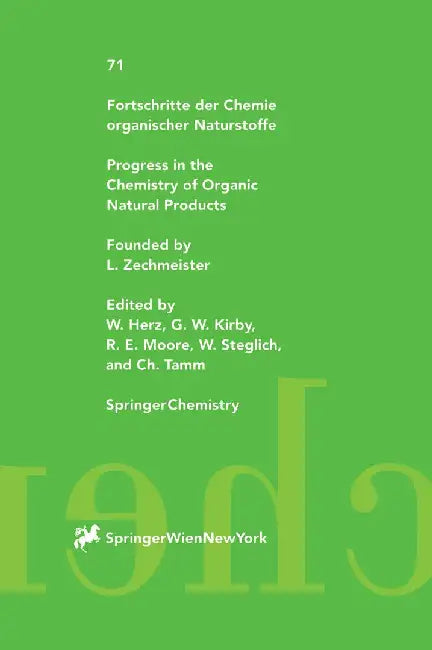 Fortschritte Der Chemie Organischer Naturstoffe / Progress in the Chemistry of Organic Natural Products by A. Andersen