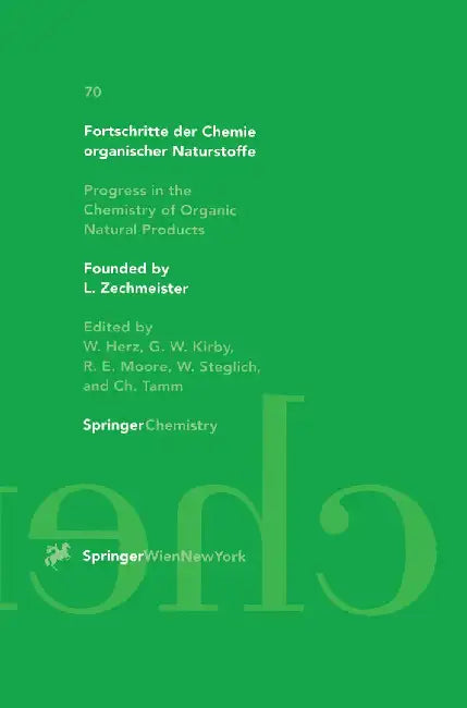 Fortschritte Der Chemie Organischer Naturstoffe Progress in the Chemistry of Organic Natural Products by A. Cave