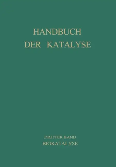 Biokatalyse by G. -M Schwab