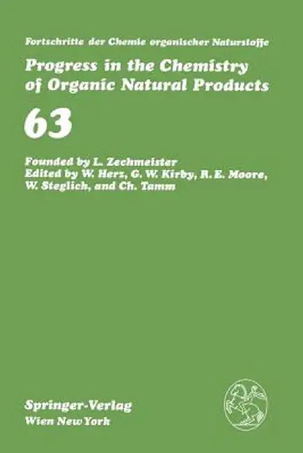 Fortschritte Der Chemie Organischer Naturstoffe / Progress in the Chemistry of Organic Natural Products by J. Cardenas