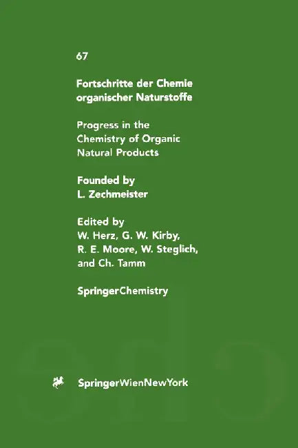 Fortschritte Der Chemie Organischer Naturstoffe / Progress in the Chemistry of Organic Natural Products by A. A. L. Gunatilaka