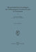Die Geologischen Grundlagen Der Verbauung Der Geschiebeherde in Gewässern by J. Stiny