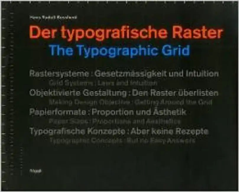The Typographic Grid by Hans-Rudolf Bosshard