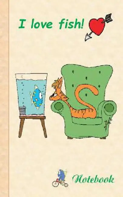 I love Fisch: Motiv Notizbuch, Notebook, Einschreibbuch, Tagebuch, Kritzelbuch im praktischen Pocketformat; Katze; Katzenliebhaber by Taane, Theo Von