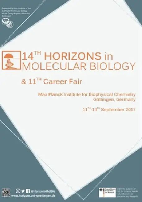 14th Horizons in Molecular Biology. International PhD Student Symposium and Career Fair for Life Sciences by Horizons