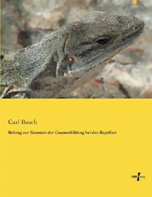 Beitrag zur Kenntnis der Gaumenbildung bei den Reptilien by Busch, Carl