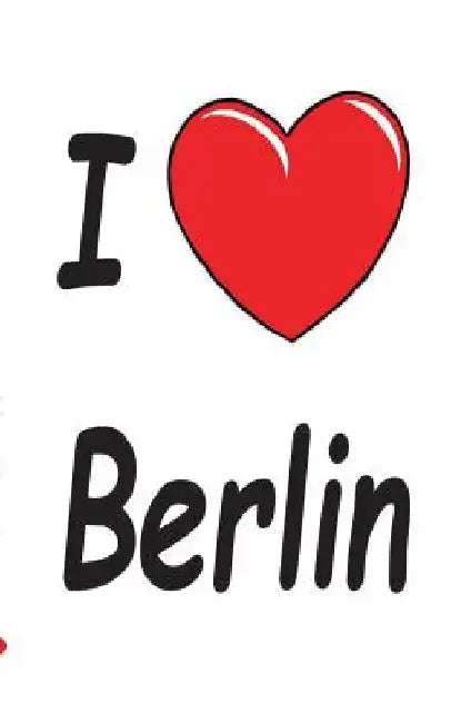 I Love Berlin - Notebook/Notizbuch: Theme Notebook, diary, titillation-book in pocket size / Motiv Notizbuch, Notebook, Einschreibbuch, Tagebuch, Kritzelbuch im praktischen Pocketformat by Theo Von Taane
