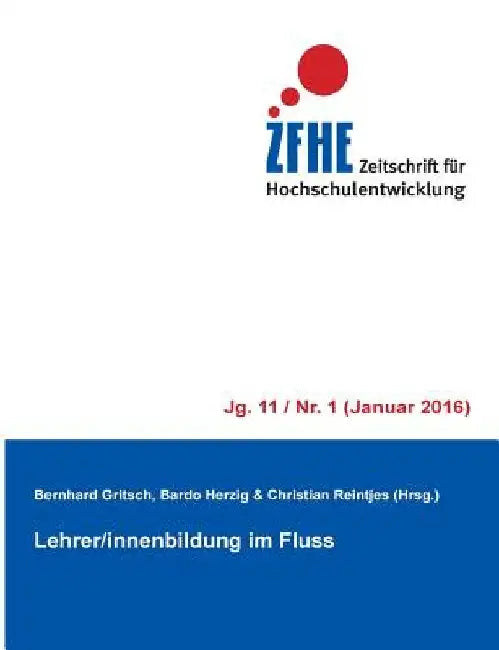 Lehrer/innenbildung im Fluss by Gritsch, Bernhard