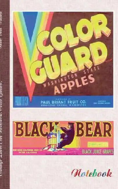 Vintage Label Art Notebook: Color Guard! (Notizbuch): Notizbuch, Notebook, Einschreibbuch, Tagebuch, Diary, Notes, Geschenkbuch, Freundesbuch, Buch fü by Taane, Theo Von