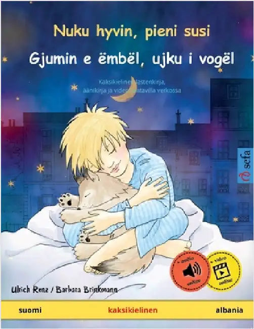 Nuku hyvin, pieni susi - Gjumin e ëmbël, ujku i vogël (suomi - albania) by Renz, Ulrich