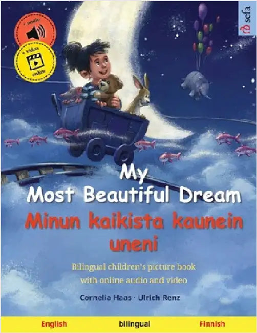 My Most Beautiful Dream - Minun kaikista kaunein uneni (English - Finnish): Bilingual children's picture book, with online audio and video by Cornelia Haas