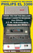 Compact Cassette Recorder Philips El 3300 Thank You for This Brilliant Compact Cassette Recorder L by Sultz Uwe H.