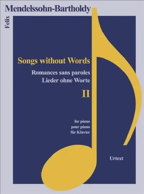 Lieder Ohne Worte II by Felix Mendelssohn-Bartholdy