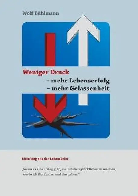 Weniger Druck - mehr Lebenserfolg - mehr Gelassenheit by Wolf Michael Bühlmann