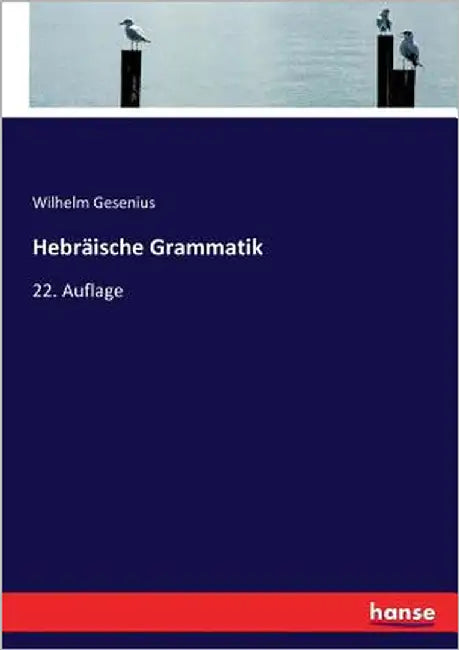 Hebräische Grammatik: 22. Auflage by Gesenius, Wilhelm
