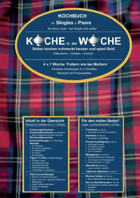 Koche in der Woche - Kochbuch für Singles und Paare: Soviel Zeit muss sein by Marend Wittbrodt