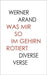 Was mir so im Gehirn rotiert: Diverse Verse by Arand, Werner