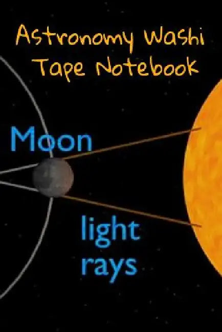 Astronomy Washi Tape Notebook: 120 Pages 6" x 9" Inches: 4 Month Note Pad Paperback Book - Research, Test Prep & Record Notes About Space & Time - 6 b by Lars Lichtenstein