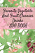 Favorite Vegetable And Fruit Cleanser Drinks Log Book: Daily Health Record Keeper And Tracker Book For A Fit & Happy Lifestyle by Ginger Green