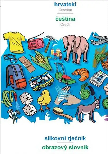 hrvatski - čestina, slikovni rječnik: BABADADA Croatian - Czech, visual dictionary by Babadada Gmbh