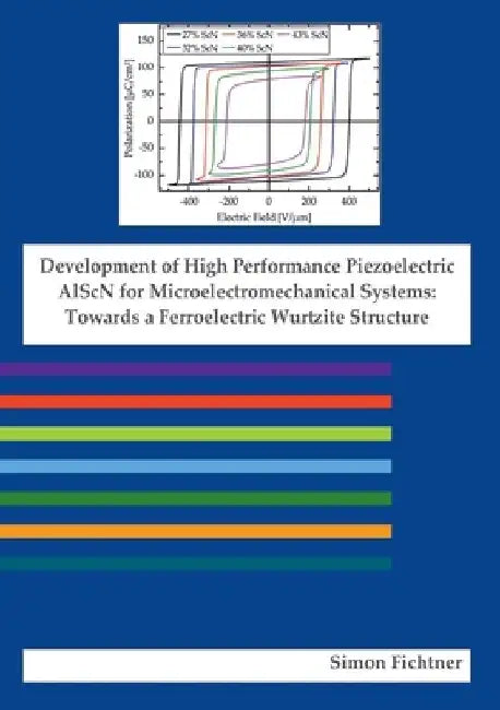 Development of High Performance Piezoelectric AlScN for Microelectromechanical Systems: Towards a Ferroelectric Wurtzite Structure by Simon Fichtner