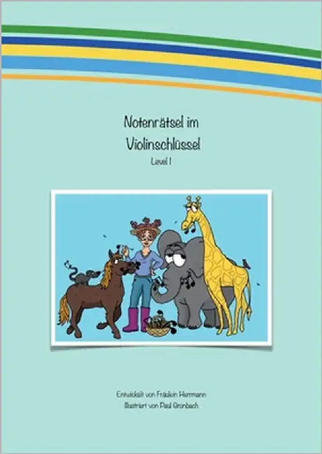 Notenrätsel im Violinschlüssel: Level 1 by Herrmann, Fräulein