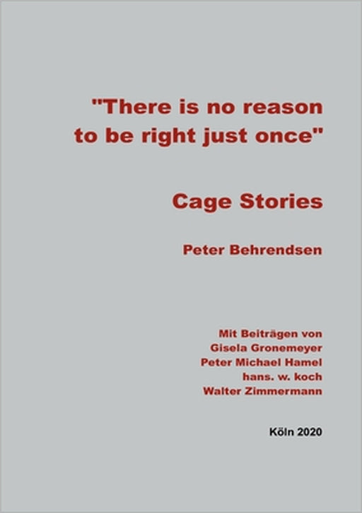 Cage Stories by Peter Behrendsen