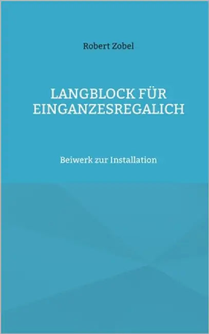 Langblock für EinGanzesRegalIch: Beiwerk zur Installation by Zobel, Robert