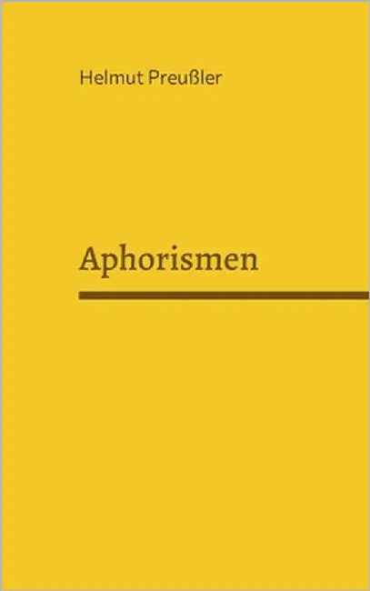 Aphorismen by Preußler, Helmut