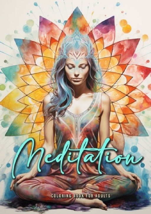 Meditation Coloring Book for Adults: Meditation Coloring Book Grayscale Mindfulness Grayscale Coloring Book for Adults Buddha Coloring Book A4 56 P by Monsoon Publishing