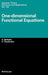 One-Dimensional Functional Equations by Genrich Belitskii
