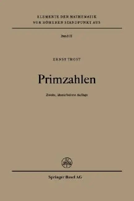 Primzahlen by E. Trost