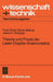 Theorie Und PRAXIS Der Laser-Doppler-Anemometrie by Franz Durst, F. Durst, Adrian Melling