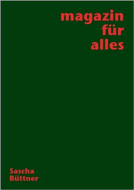Magazin für Alles: Drei by Büttner, Sascha