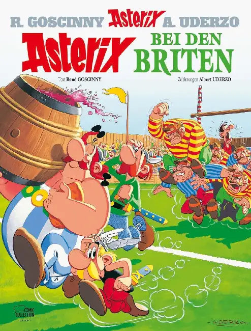 Asterix in German: Asterix bei den Briten by Rene Goscinny