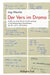 Der Vers Im Drama