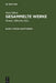Frühe Hauptwerke by Renate Albrecht, Paul Tillich