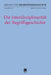 Die Interdisziplinarität der Begriffsgeschichte by Gunter Scholtz