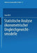 Statistische Analyse Ökonometrischer Ungleichgewichtsmodelle by Aare Rafi