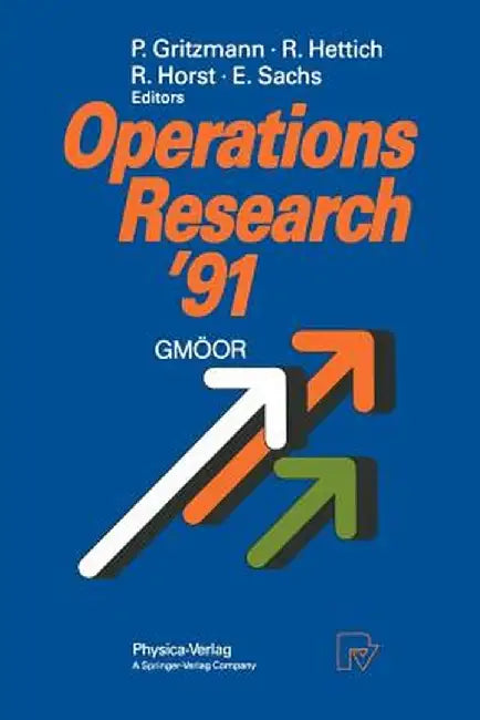 Operations Research '91: Extended Abstracts of the 16th Symposium on Operations Research Held at the University of Trier at September 9-11, 199 by Peter Gritzmann