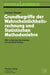 Grundbegriffe Der Wahrscheinlichkeitsrechnung Und Statistischen Methodenlehre by Herbert Basler