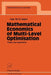 Mathematical Economics of Multi-Level Optimisation: Theory and Application by Sardar M. N. Islam