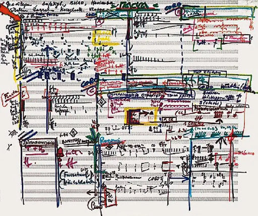 Skizzenmappe (Color Facsimiles) by Krzysztof Penderecki