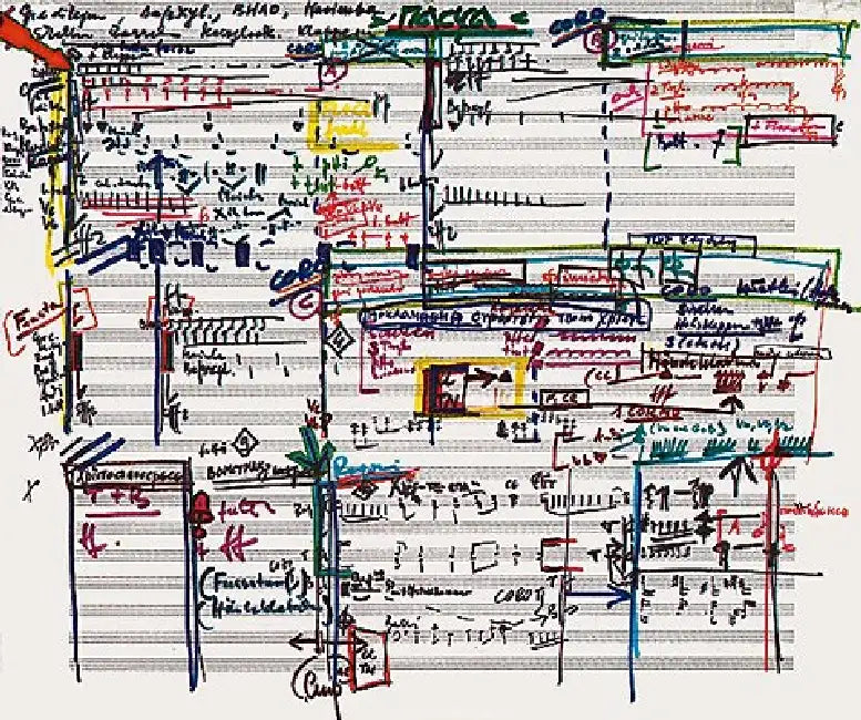 Skizzenmappe (Color Facsimiles) by Krzysztof Penderecki