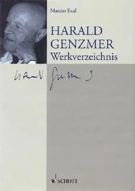 Harald Genzmer: Werkverzeichnis: German Text by Harald Genzmer