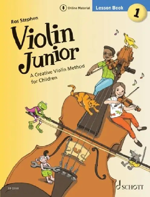 Stephen: Violin Junior: Lesson Book 1 - A Creative Violin Method for Children Book with Media Online by Ros Stephen