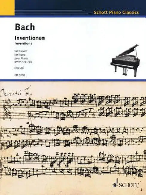 Inventions, Bwv 772-786: Piano by Johann Sebastian Bach, Alfred Kreutz