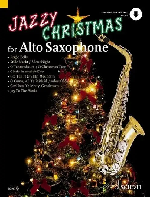 Jazzy Christmas for Alto Saxophone Book/Online Audio by Hal Leonard Corp